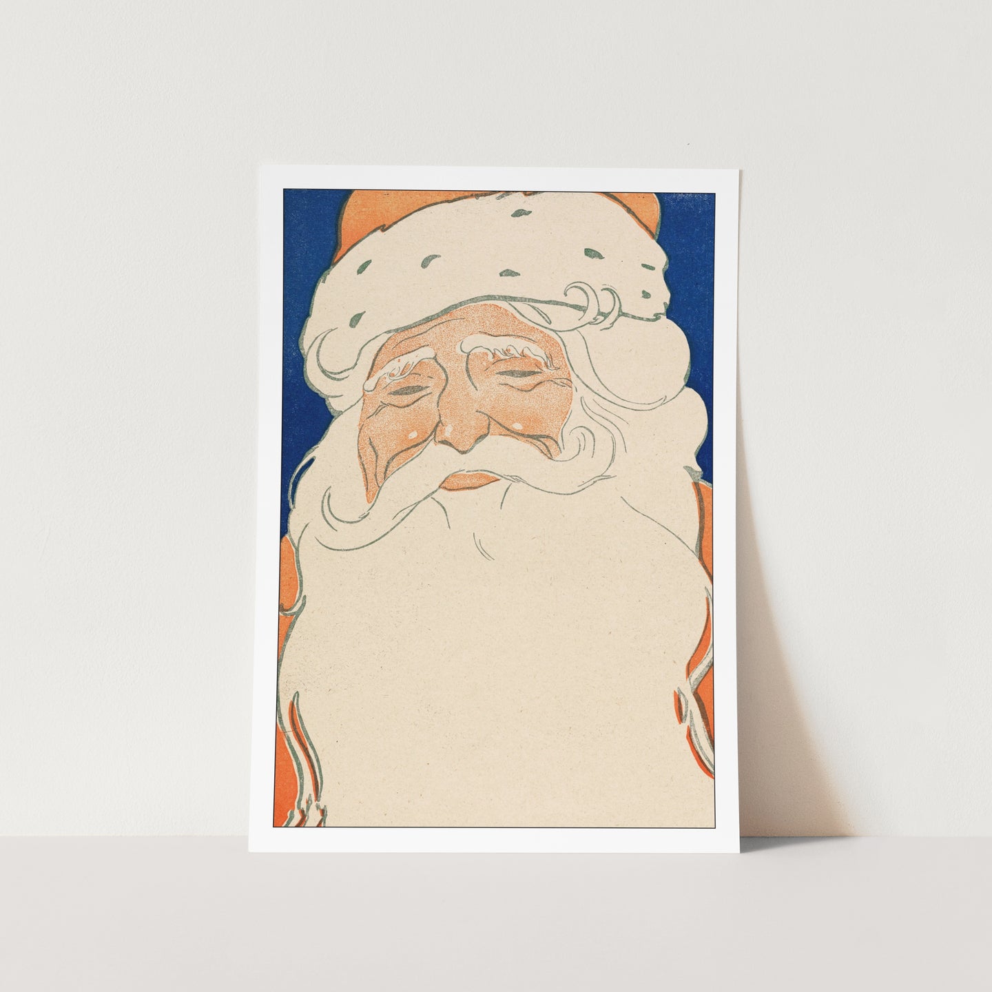 Santa Portrait Art Print