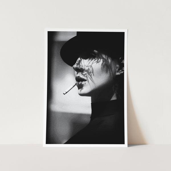 Vintage Lady in Black PFY Art Print