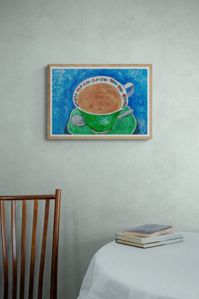 Mpume's Teacup Art Print