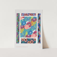 Load image into Gallery viewer, Vintage Floral Motifs - Variations 15 Art Print