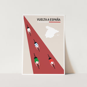 Vuelta a Espana PFY Art Print