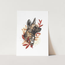 Load image into Gallery viewer, Autumn Wild Dog Art Print