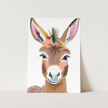 Load image into Gallery viewer, Watercolour Donkey PFY Art Print