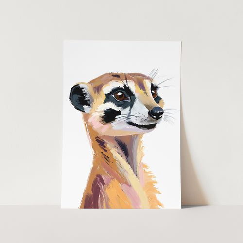 Watercolour Meerkat PFY Art Print