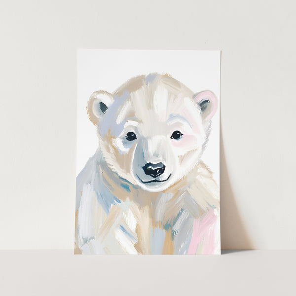 Watercolour Polar Bear PFY Art Print