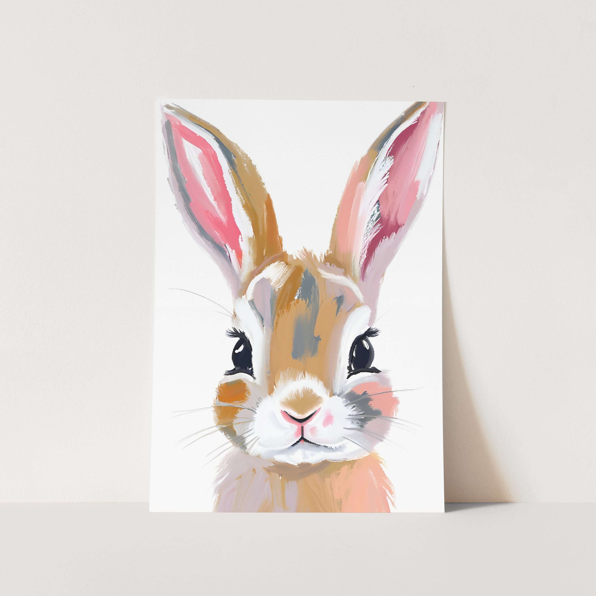 Nifty Rabbit Watercolour Rabbit PFY Art Print