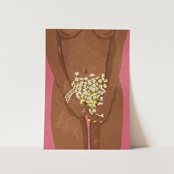 Wearing Flowers PFY Art Print