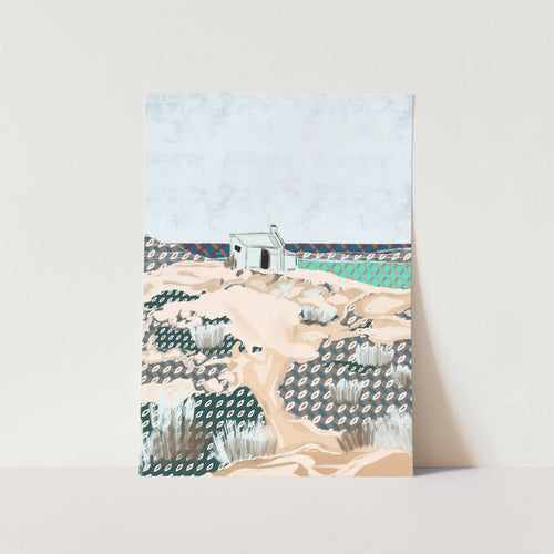 West Coast Cottage Art Print