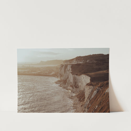White Cliffs of Dover by Maleene Hinrichsen Art Print