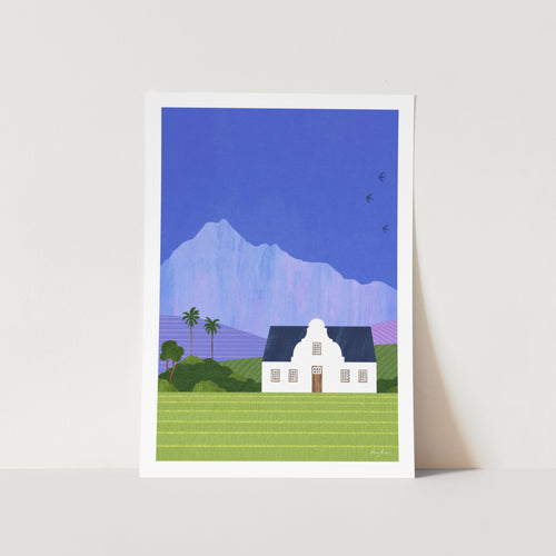 Winelands by Henry Rivers Art Print