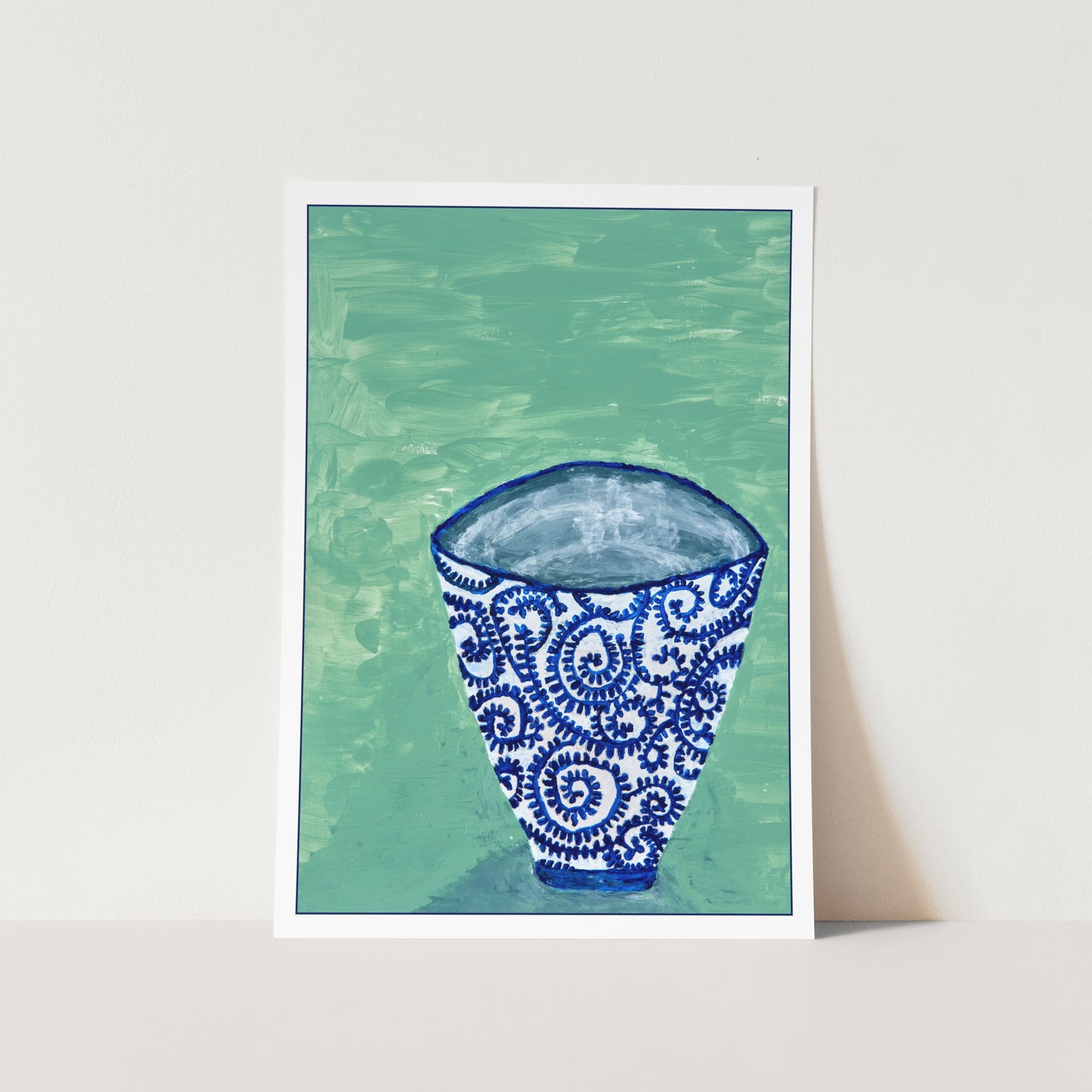 Wonky Bowl Art Print