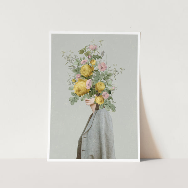 Yellow Bouquet PFY Art Print