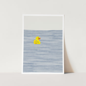 Yellow Rubber Duck PFY Art Print