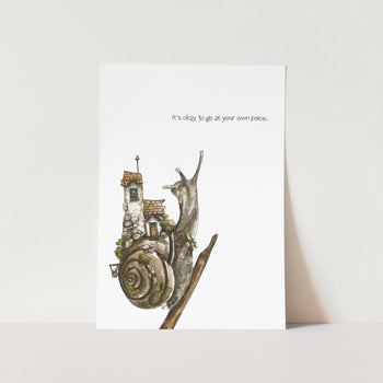 Your Own Pace Art Print