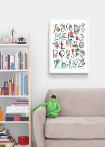 ABC illustration PFY Art Print