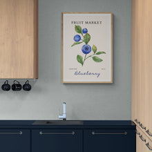 Load image into Gallery viewer, Blueberry Market Art Print