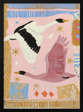 Load image into Gallery viewer, Flying Pink Birds PFY Art Print