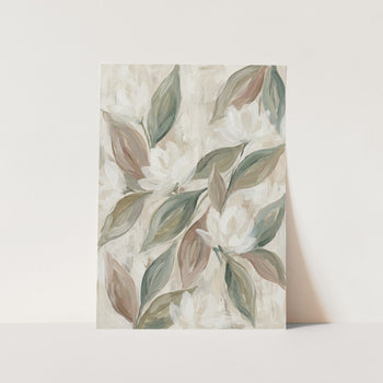Soft Floral Branches PFY Art Print
