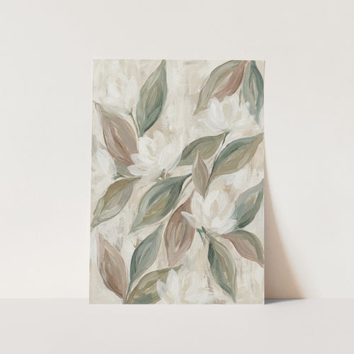Soft Floral Branches PFY Art Print