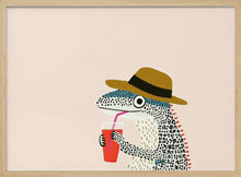 Load image into Gallery viewer, Tropical Gecko Drink PFY Art Print