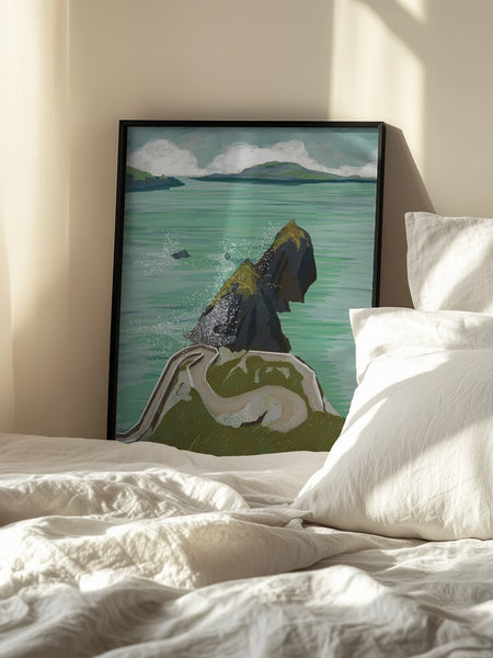Winding Coastal Road PFY Art Print