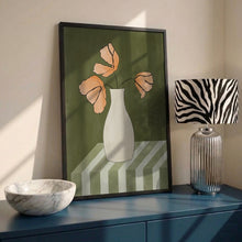 Load image into Gallery viewer, Orange Floral Still Life PFY Art Print