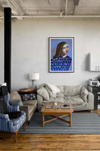 Load image into Gallery viewer, Woman in Blue Sweater PFY Art Print