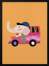 Load image into Gallery viewer, Happy Elephant Driver PFY Art Print