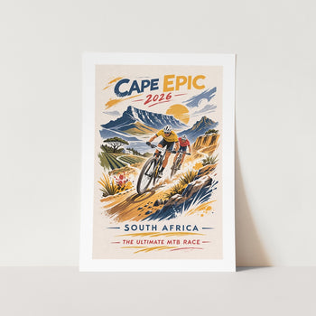 Cape Epic 2026 Mountain Bike Race Art Print