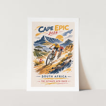 Load image into Gallery viewer, Cape Epic 2026 Mountain Bike Race Art Print