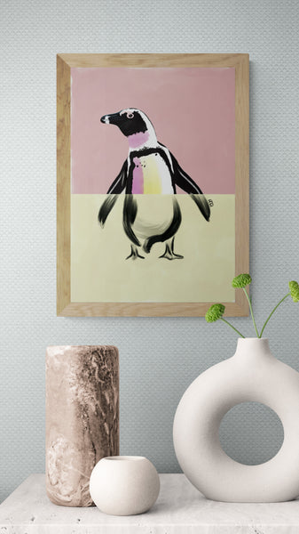 Penguin Pop Art Print