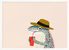 Load image into Gallery viewer, Tropical Gecko Drink PFY Art Print