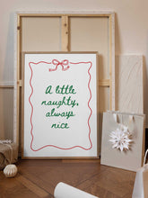 Load image into Gallery viewer, Naughty or Nice PFY Art Print