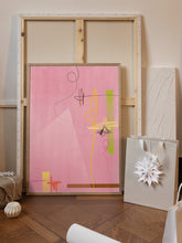Load image into Gallery viewer, Pink Abstract Flow PFY Art Print