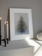 Load image into Gallery viewer, Christmas Tree In Snow PFY Art Print
