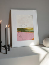 Load image into Gallery viewer, Abstract Pink Landscape PFY Art Print