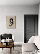 Load image into Gallery viewer, Striped Seahorse II Art Print