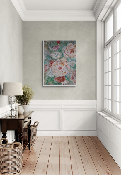 Peony Bouquet Art Print