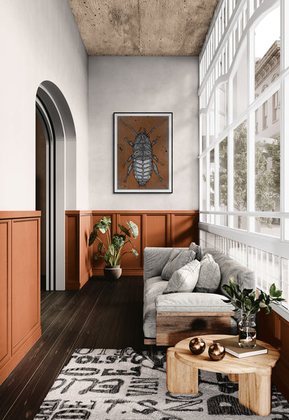 Cockroach Art Print