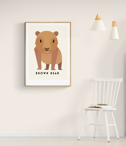 Brown Bear PFY Art Print