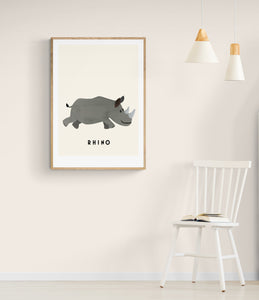 Rhino PFY Art Print