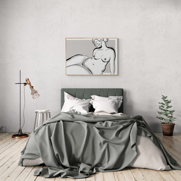 Sensuality (Grey Version) PFY Art Print