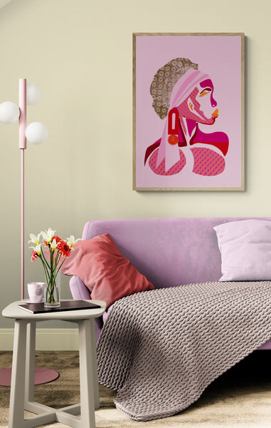 Pink Warrior Art Print