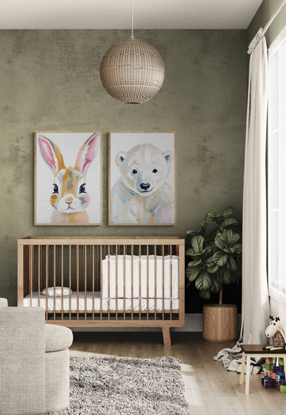 Watercolour Rabbit PFY Art Print