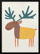 Load image into Gallery viewer, Happy Cartoon Moose PFY Art Print