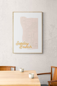 Sunday Brunch Art Print