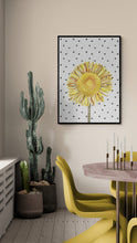 Load image into Gallery viewer, Mixed Media Sunflower Art Print