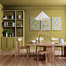 Load image into Gallery viewer, Yellow Lemons with Purple Leaves PFY Art Print