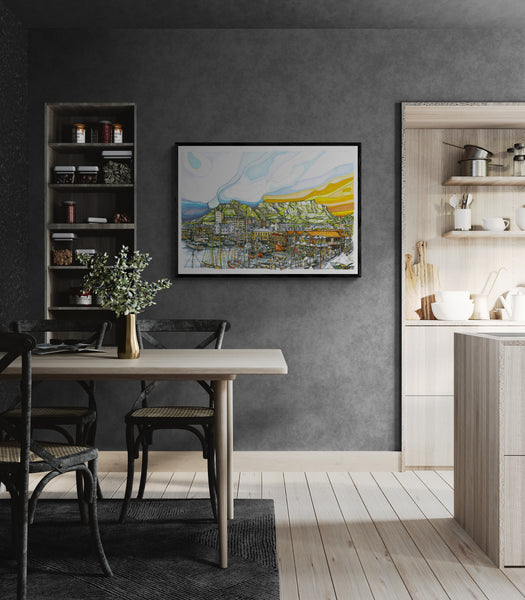 VA Waterfront Cape Town Art Print