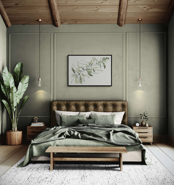 Wild Sage Leaves Art Print